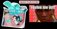 Riot Games pays homage to the community favorite "revive me Jett" meme. (Image via Sportskeeda)